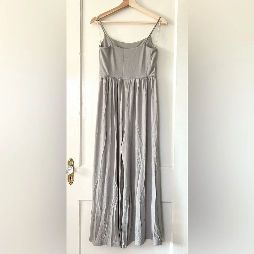 Aritzia Wilfred Market Wide Leg‎ Jumpsuit Basalt Gray S - Picture 6 of 8